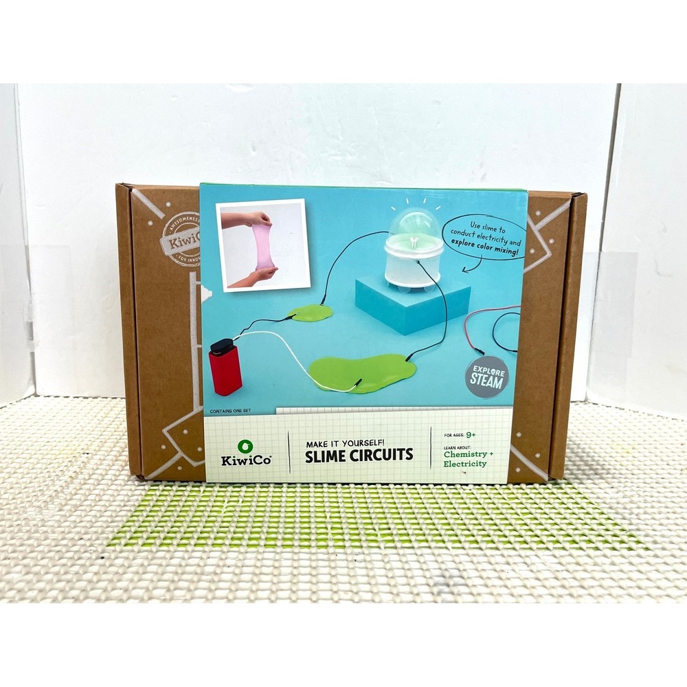 Slime Circuits Make it Yourself Lab KiwiCo (9+) STEAM Chemistry +Electricity New